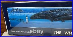 Wyland Galleries The Whaling Wall California Gray Whale Mural Art Poster Framed